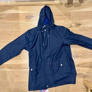 Helly Hansen Dark Blue Raincoat